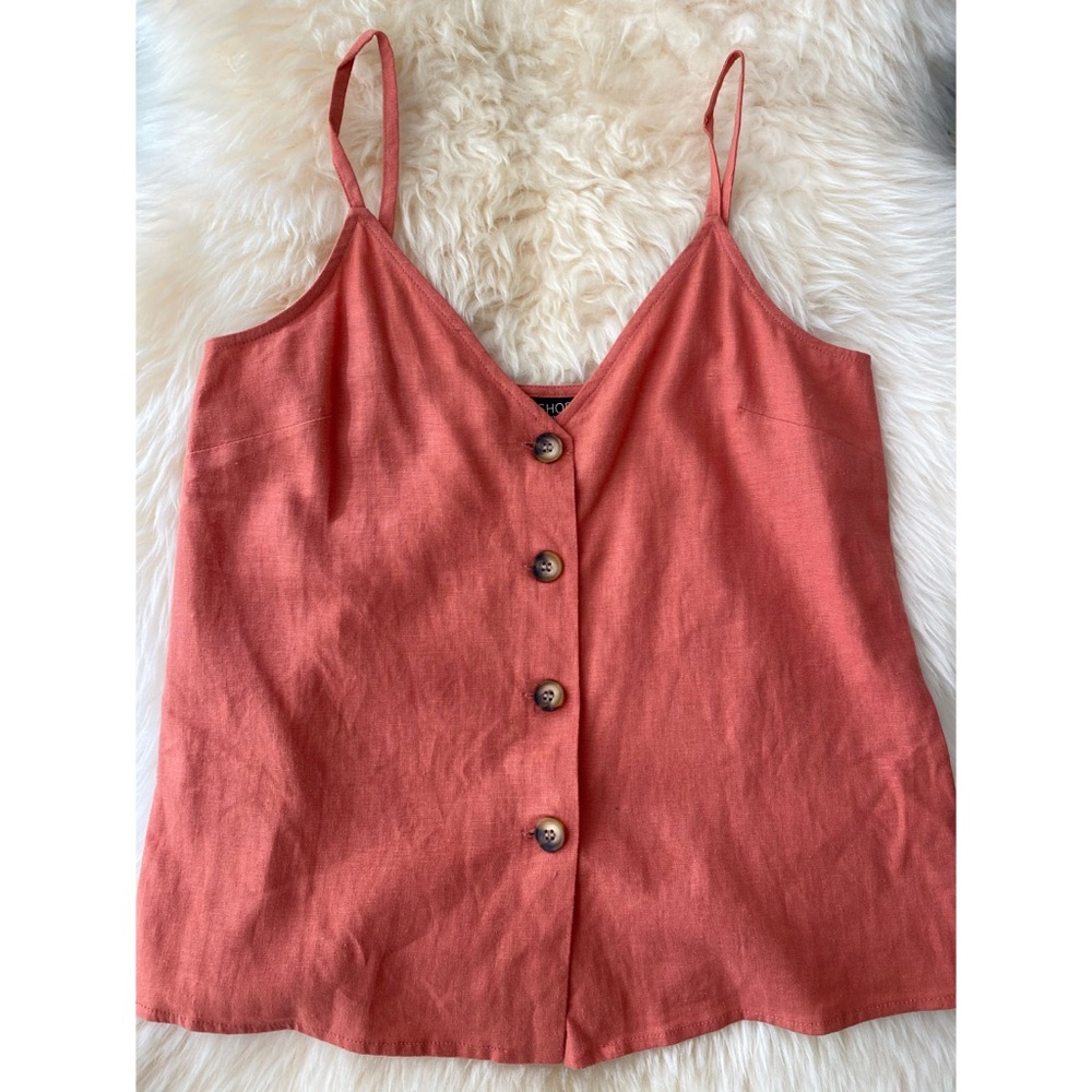 Top shop Linen Blouse. Never been worn.